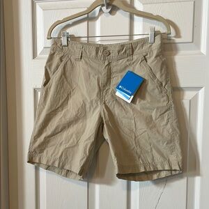 Vintage Columbia khaki 100% cotton shorts, size 30